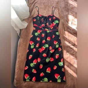 Y2K strawberry dress